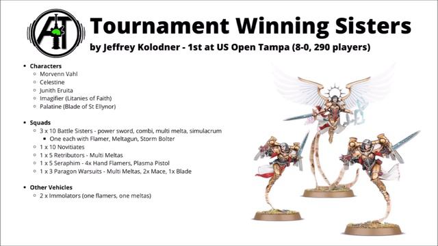 Adepta Sororitas just Won a HUGE Tournament - Three Strong Sisters of Battle Army Lists смотреть онлайн