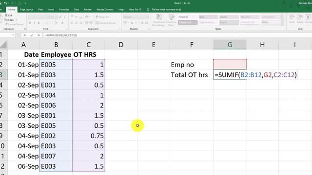 SUMIF Function in Excel | Excel Sinhala Tutorials - 26