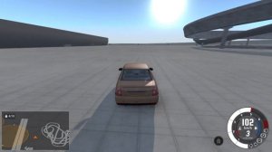 BeamNG drive неубиваемая Lada Priora (Приора)