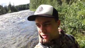 Ловля форели в горной реке. Кандалакша