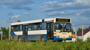 Автобус Mercedes-Benz O405 (АС 280 22). Покатушки по Барнаулу. / Ride on the Mercedes-Benz O405 bus.