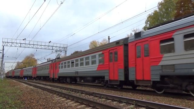 Электропоезд ЭД4М-0232 сообщением "Москва Ярославская - Фрязино Пассажирская" смотреть онлайн