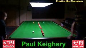 PJ NOLAN SNOOKER ACADEMY PLAYER -- PAUL KEIGHERY