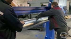 Фальцеосадочный станок усиленный с электроприводом ФОС-УМ 1300х1