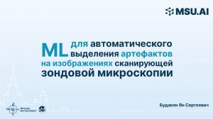 ML для автоматического выделения артефактов на изображениях сканирующей зондовой микроскопии