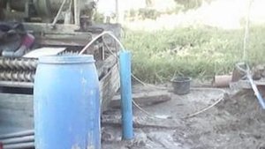 Прокачка скважины  методом эрлифта