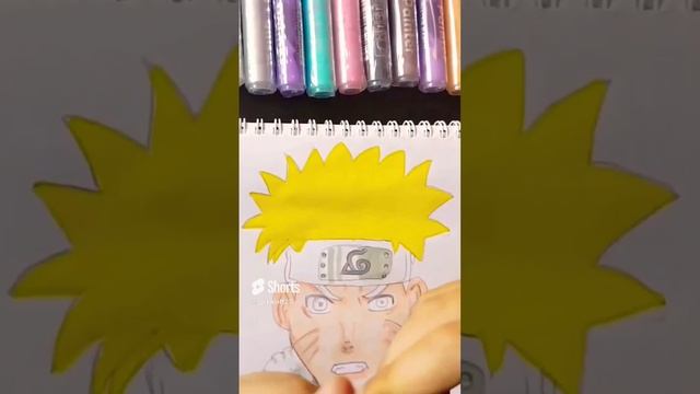 Как нарисовать Наруто Drawing Naruto смотреть онлайн