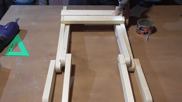 DIY! Как сделать складной стул своими руками! Процесс изготовления!Folding chair!