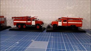 Коллекция пожарных автомобилей в масштабе 1:43