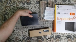 Внешний жёсткий диск SEAGATE Expansion STEB8000402, 8ТБ, чёрный