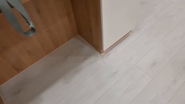 Vitality laminate flooring.The unique method. We finish the laminate flooring edges with silicone.
