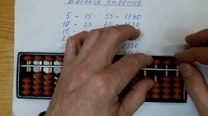 Ментальная арифметика Абакус 7 Сложение цифр до 100