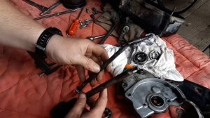 honda dio ремонт редуктора замена подшипников