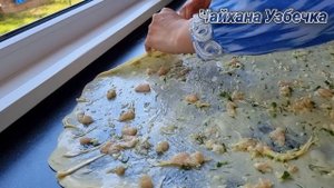 Даже остыть не успеет. Узбекская Катлама с куриным мясом