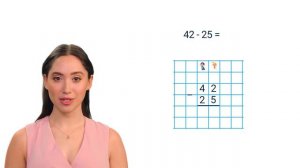 7. Вычитание столбиком двузначных чисел ✅ Математика 2 класс💻 Видеоурок с аватаром🤖