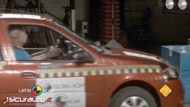 Crash test Latin NCAP | Renault Clio Mio - 2 airbag смотреть онлайн
