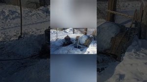 Замерзла труба. Как прочистить канализацию за 20 минут парогенератором.