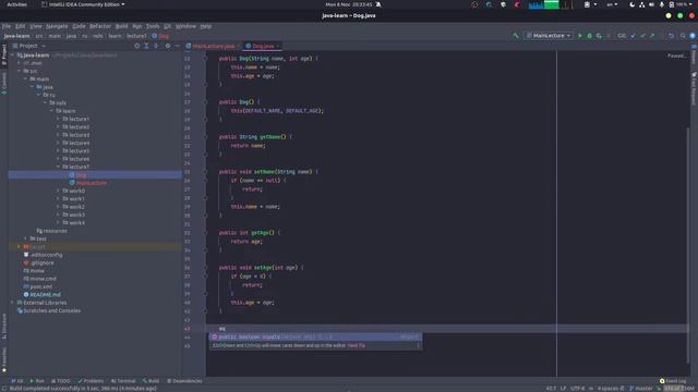 Java Backend (1 курс) - Объектно-ориентированное программирование (1 часть). смотреть онлайн