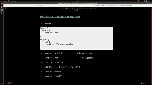 ELK - 19. LOGSTASH : INPUT PLUGIN STDIN ET BEAT смотреть онлайн