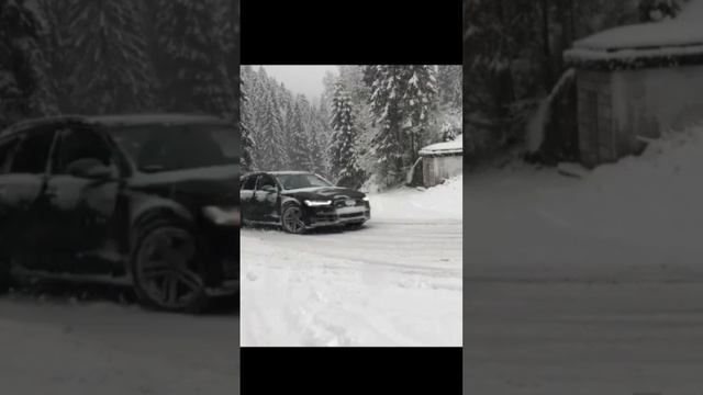 audi quattro in snow