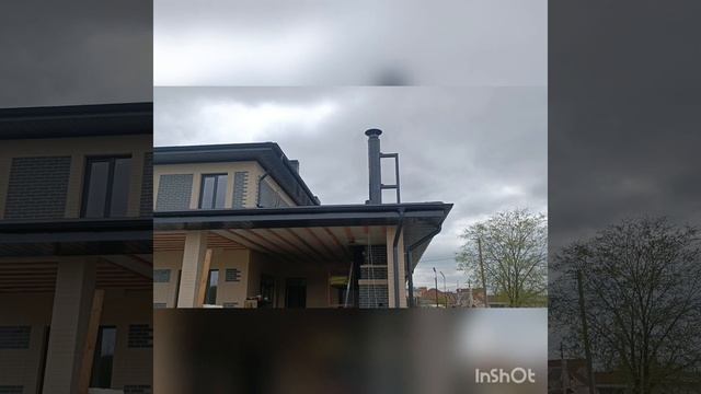 Мангал возле дома. Правильный дымоход. смотреть онлайн