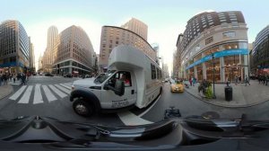 4K 360° New York City - 5th Avenue from Central Park to Flatiron Building