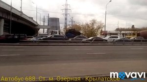 Автобус 688. Ст. М. Озёрная - Крылатское
