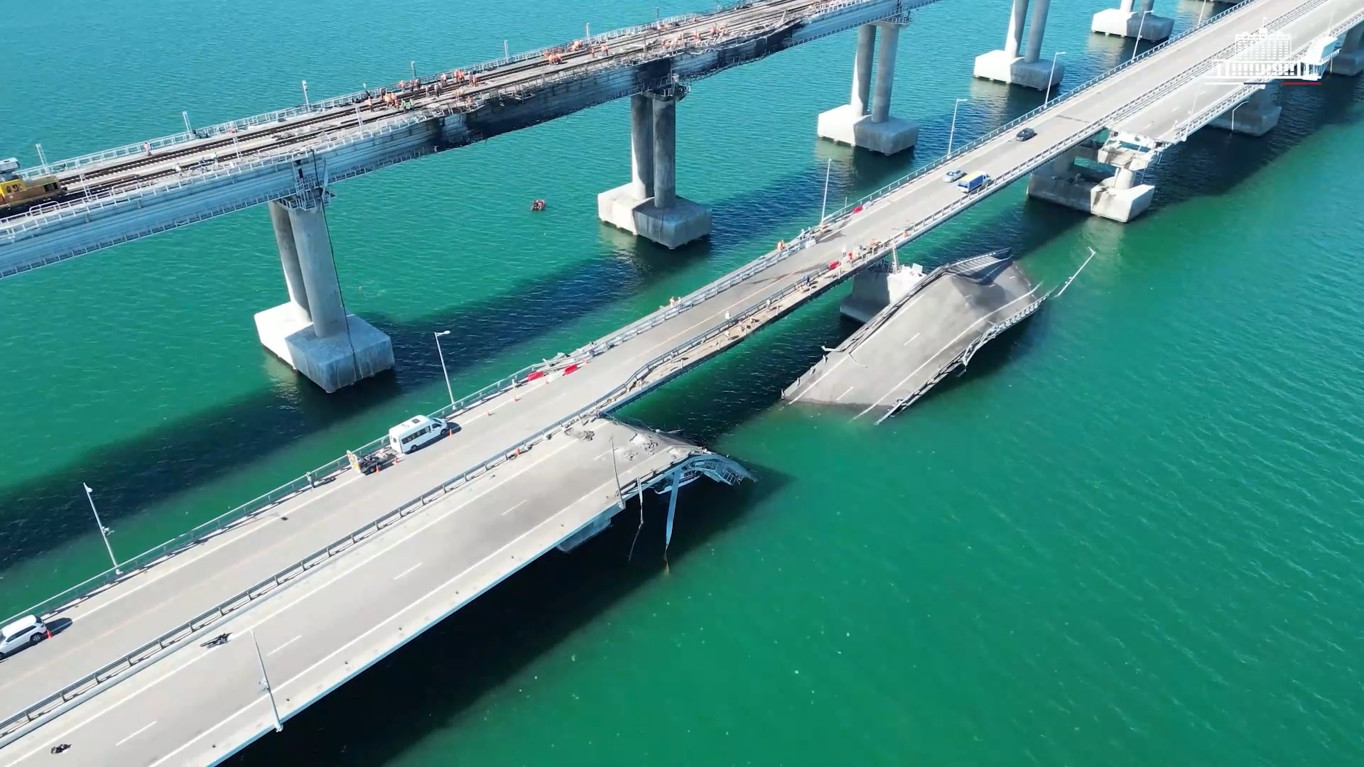 Крымский мост взорвали 2022