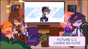 Aftons Reacts to their future!! /  FNaF AU / Gacha Club /
