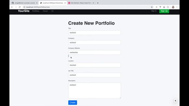 Form validation with Next.js/React part 1 смотреть онлайн
