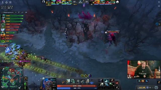 Тим Спирит ФРОМ БИХАЕНД ЛИКВИД ЗАЛИЛИ THE INTERNATIONAL 2023 Team Spirit vs Team Liquid MAP 2 NS НС смотреть онлайн