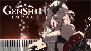 La Signora Battle Theme (Genshin Impact) - Synthesia / КАВЕР НА ПИАНИНО