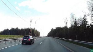 Подъезд к аэропорту Домодедово со стороны МКАД. Access to Domodedovo airport from the MKAD.