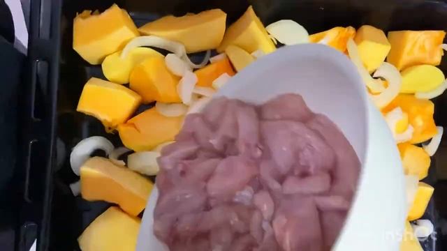 КУРИЦА С ТЫКВОЙ.Қазақша Рецепт.Pumpkin with Chicken