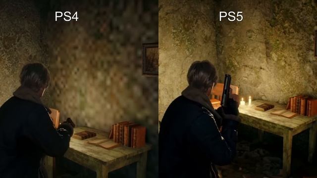 Resident Evil 4 Remake Chainsaw Demo PS4 vs PS5 Graphics смотреть онлайн