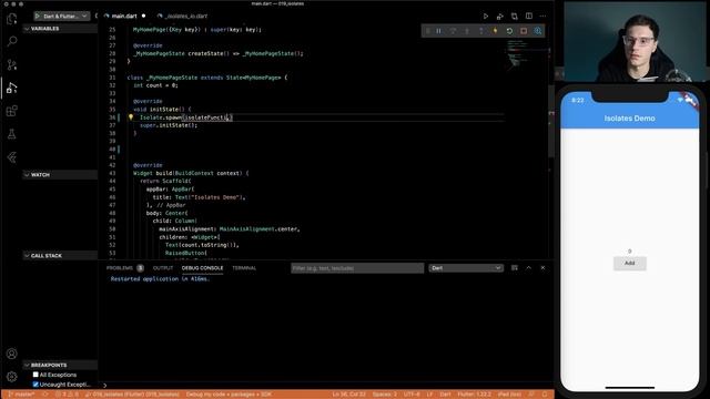 Dart Isolates - Flutter Basics