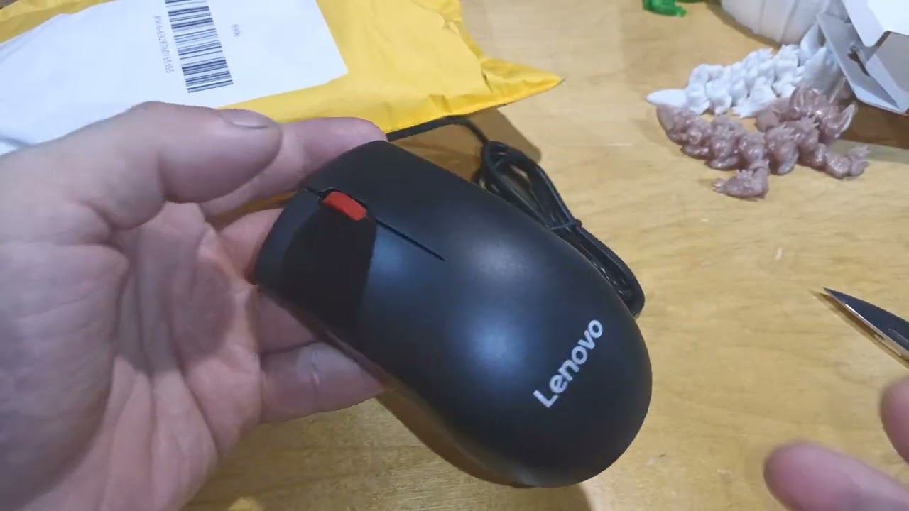Мышь Lenovo M220L для ноутбука, настольного компьютера, Macbook, Универсальная Проводная USB мышь