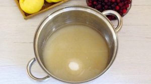 Варенье из клюквы и яблок