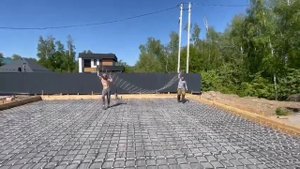 Фундамент типа монолитная плита процесс армирования