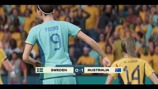 Сборная Швеции (жен.) - Сборная Австралии (жен.). Чемпионат мира по футболу 2023. Матч за 3-е место смотреть онлайн