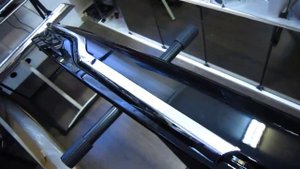 Хром накладки на задний бампер