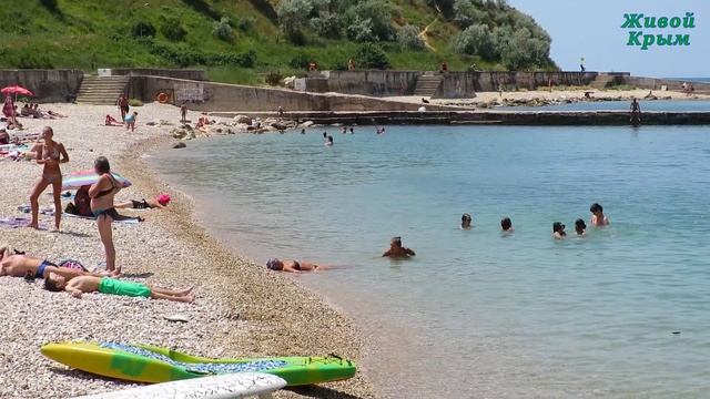 Пляж Толстяк, Севастополь, Северная сторона смотреть онлайн