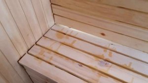 Пропитка полков льняным маслом
