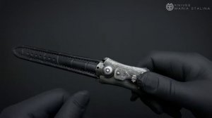 Hidetoshi Nakayama браслет-нож черный