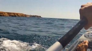 Каякинг в Черном море. Kayak fishing in the Black Sea
