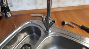 РЕМОНТ КУХОННОГО СМЕСИТЕЛЯ СВОИМИ РУКАМИ ЗА 70 РУБЛЕЙ