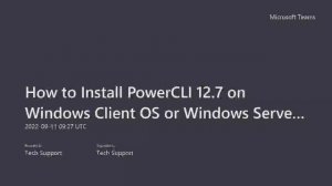 How to Install VMware PowerCLI 12.7 on Windows Client OS or Windows Server OS? || PowerShell