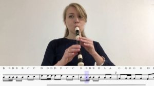 Polonaise – Oginski | Recorder tutorial + Sheet music | E-minor - (from original tempo to very slow