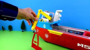 Paw Patrol Toys Sea Patroller Boat with Sea Patrol Ryder | Funny Toy Stories for Kids Video!