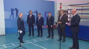 Владимир Путин. Осмотр презентаций «Спорт – стране» и открытие спортивных объектов в регионах России